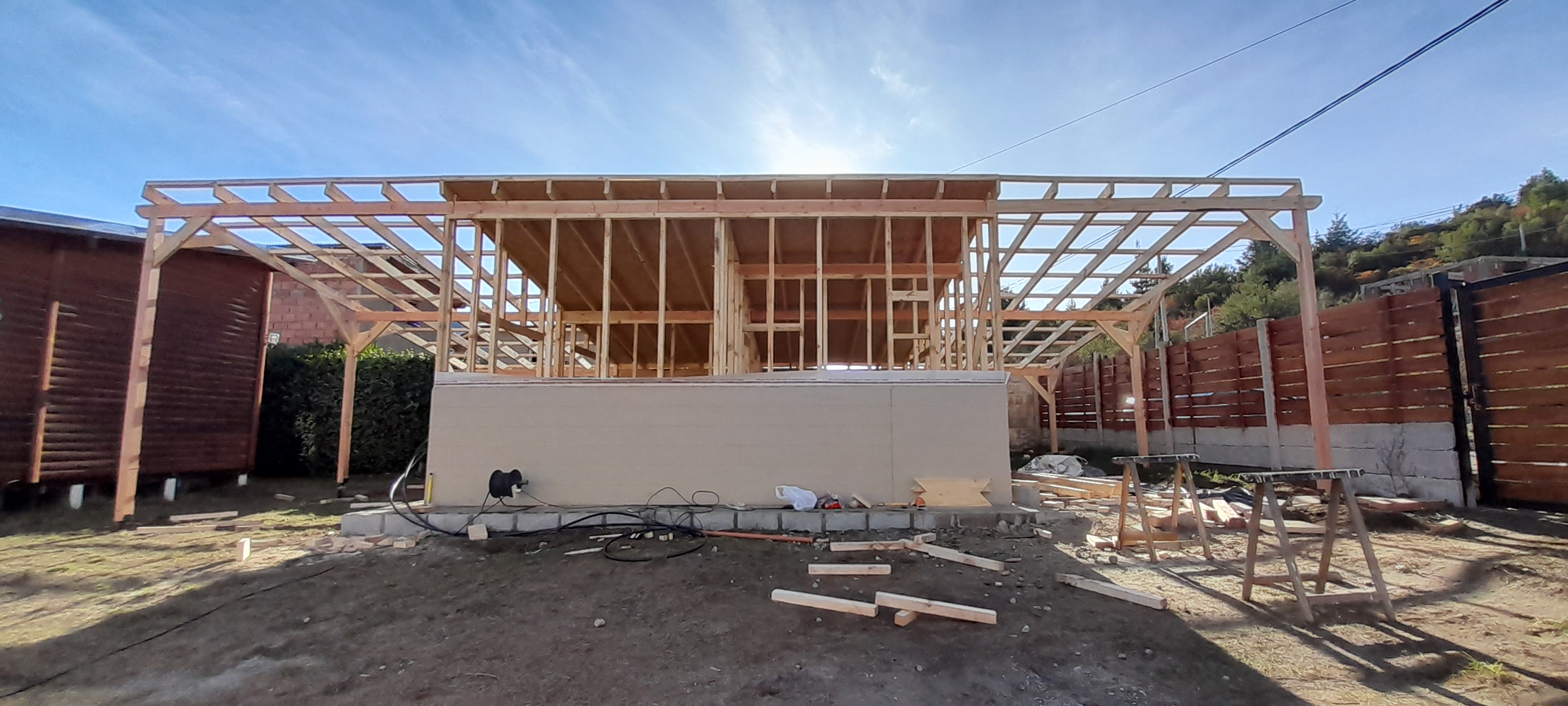 Construcción Wood Framing MagenHaus